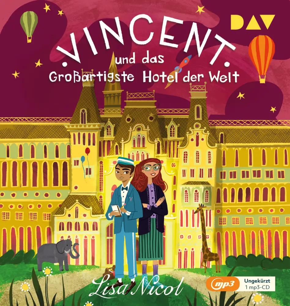 Cover: 9783742421272 | Vincent und das Großartigste Hotel der Welt | Lisa Nicol | MP3 | 2021