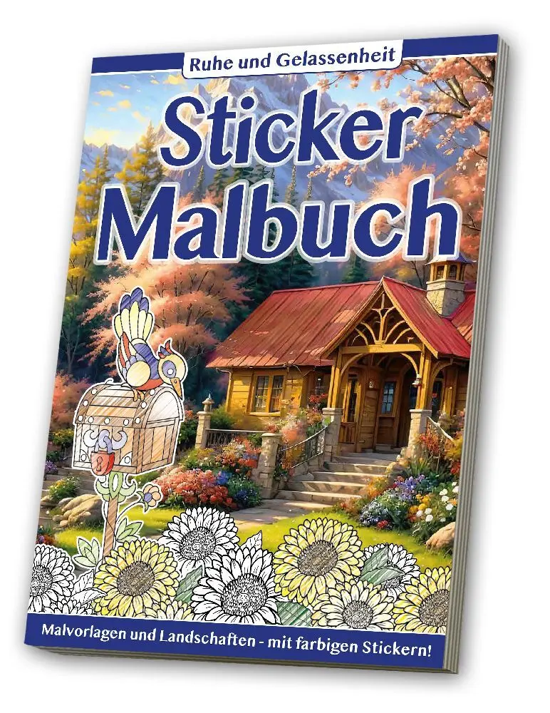 Cover: 4019393991372 | Sticker Malbuch: Erwachsene - Ruhe &amp; Gelassenheit | mbH | Broschüre