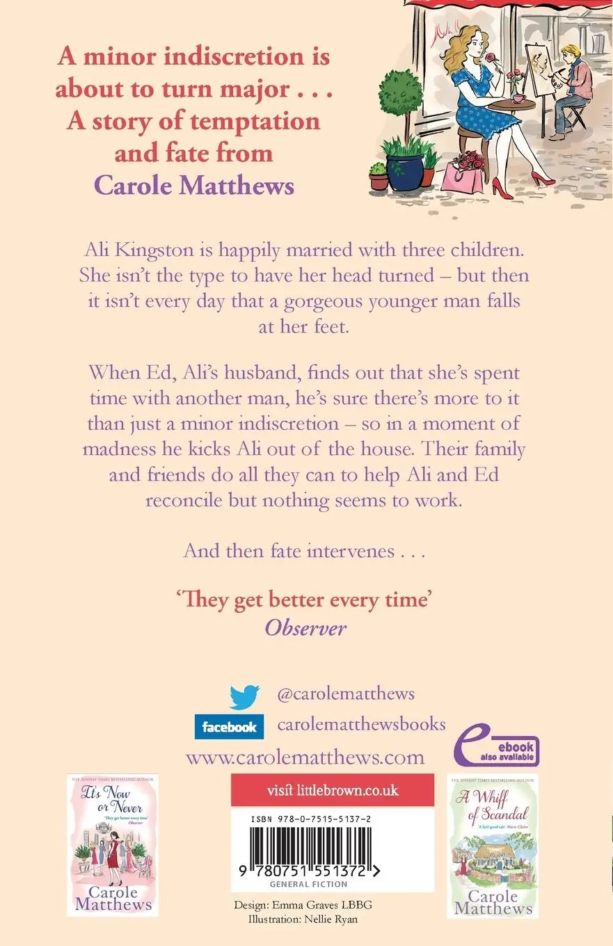 Rückseite: 9780751551372 | A Minor Indiscretion | Carole Matthews | Taschenbuch | Englisch | 2013