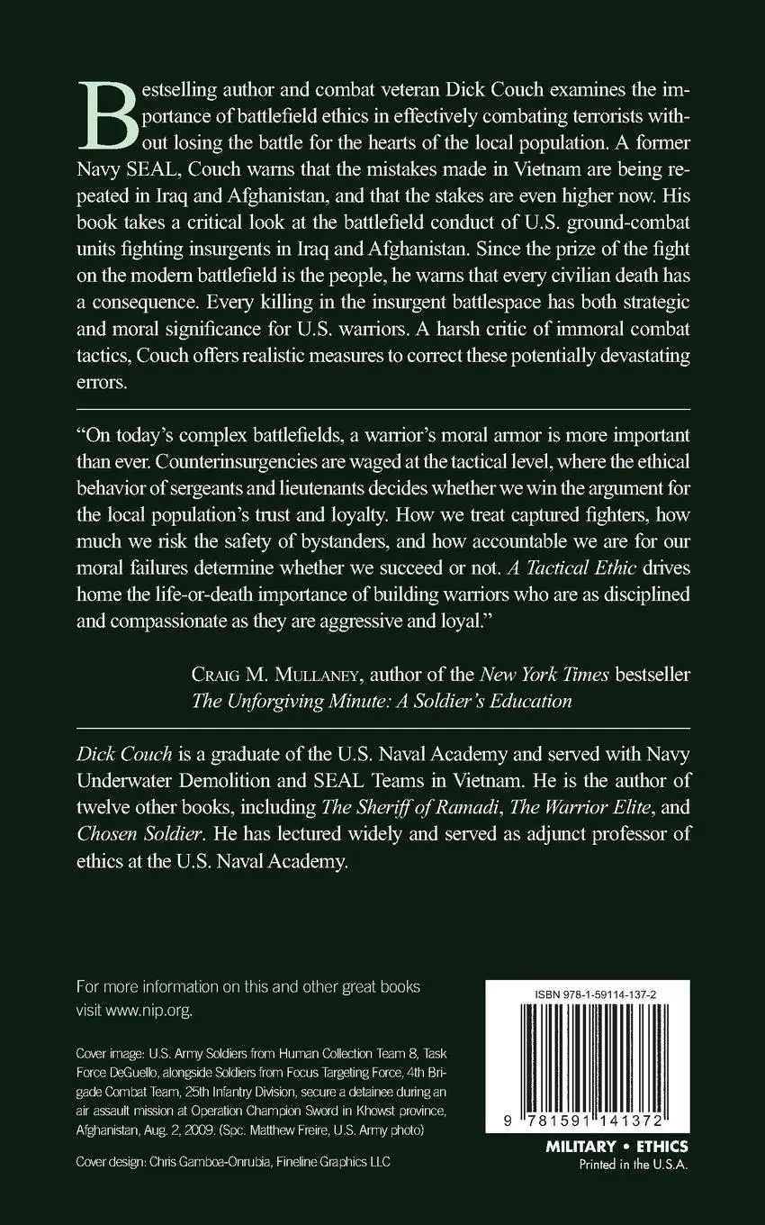 Rückseite: 9781591141372 | A Tactical Ethic | Moral Conduct in the Insurgent Battlespace | Couch