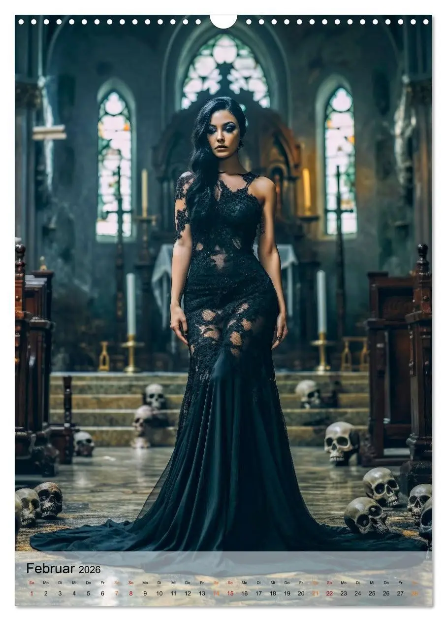 Bild: 9783516311372 | Gothic ist cool (Wandkalender 2026 DIN A3 hoch), CALVENDO...