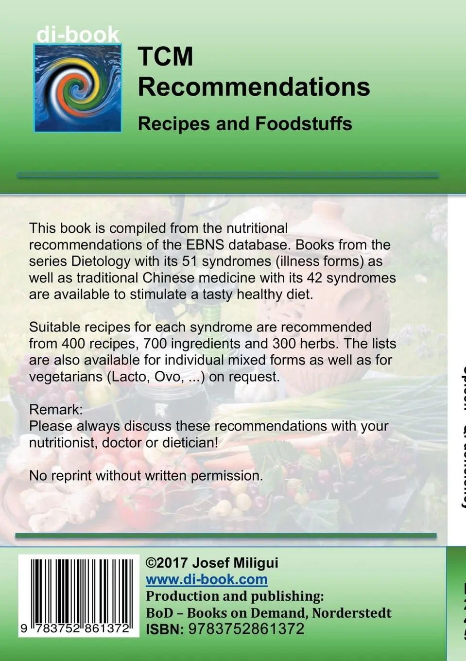 Rückseite: 9783752861372 | TCM - Spleen - Qi deficiency | E245 TCM - Spleen - Qi deficiency