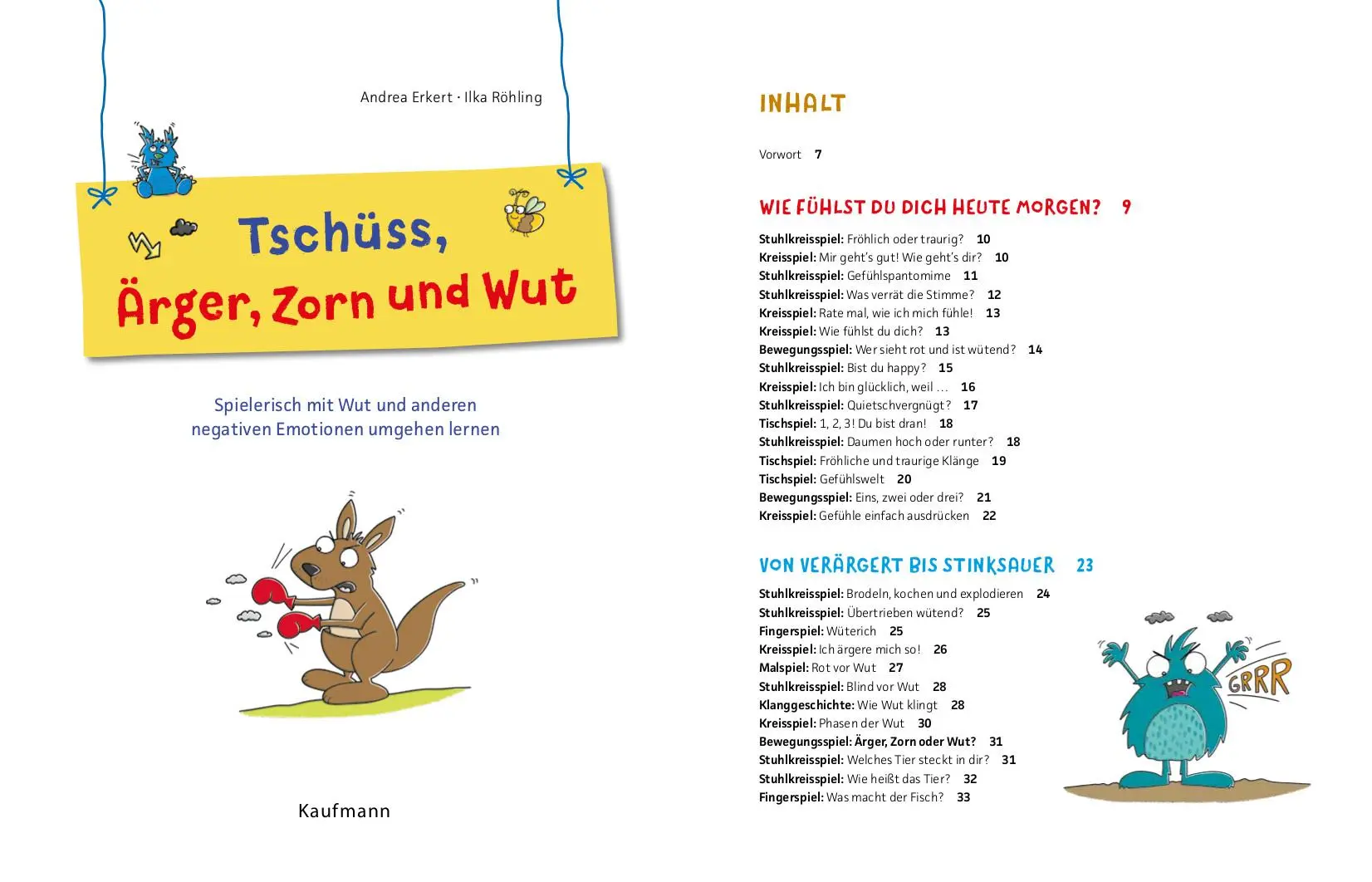 Bild: 9783780651372 | Tschüss, Ärger, Zorn und Wut | Andrea Erkert | Taschenbuch | 96 S.