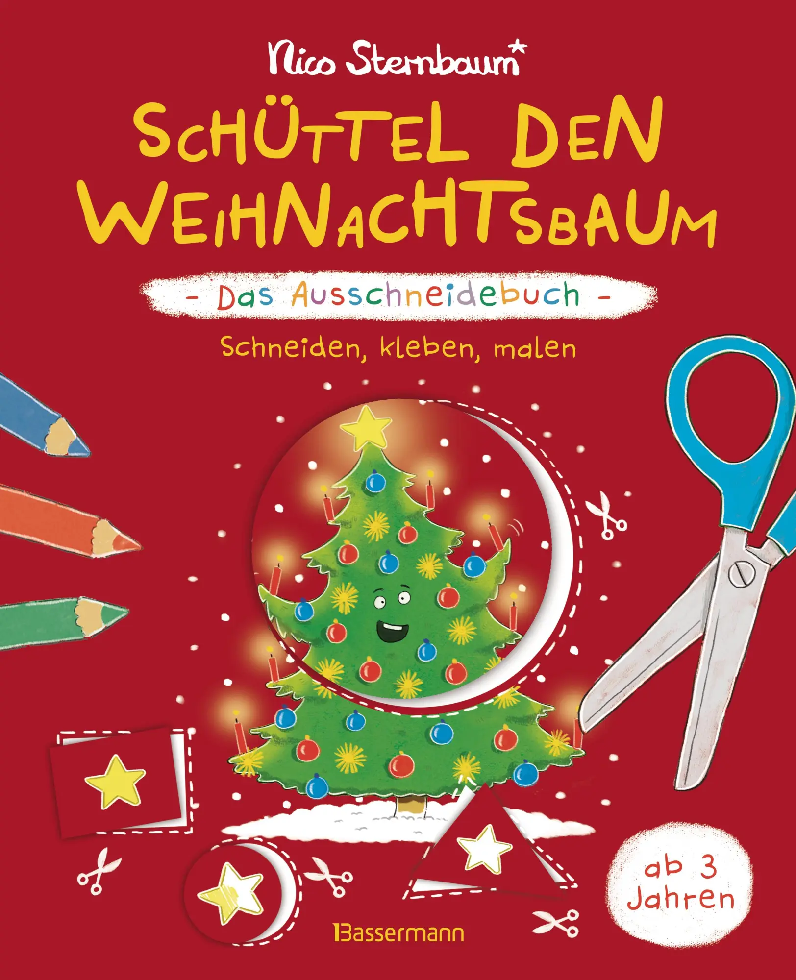 Cover: 9783809451372 | Schüttel den Weihnachtsbaum - Das Ausschneidebuch. Schneiden,...