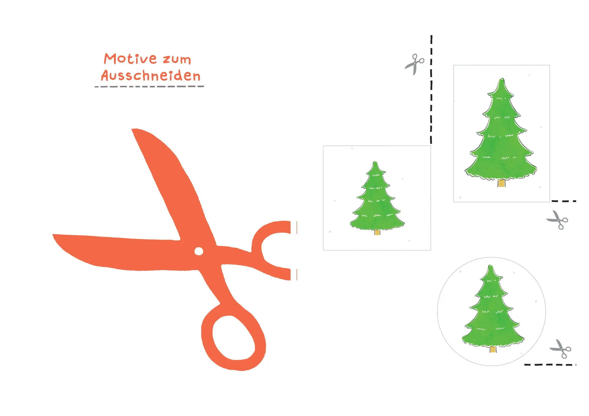 Bild: 9783809451372 | Schüttel den Weihnachtsbaum - Das Ausschneidebuch. Schneiden,...