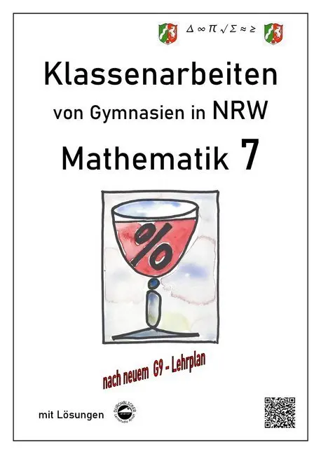 Cover: 9783946141372 | Mathematik 7 - Klassenarbeiten von Gymnasien in NRW - G9 - Mit...