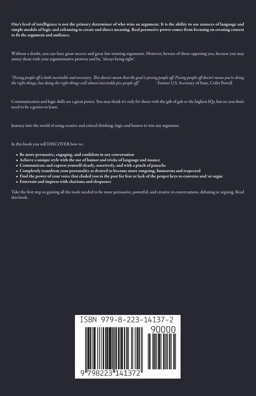 Rückseite: 9798223141372 | How to Win Arguments and P**s People Off. You Don't Have to Be...
