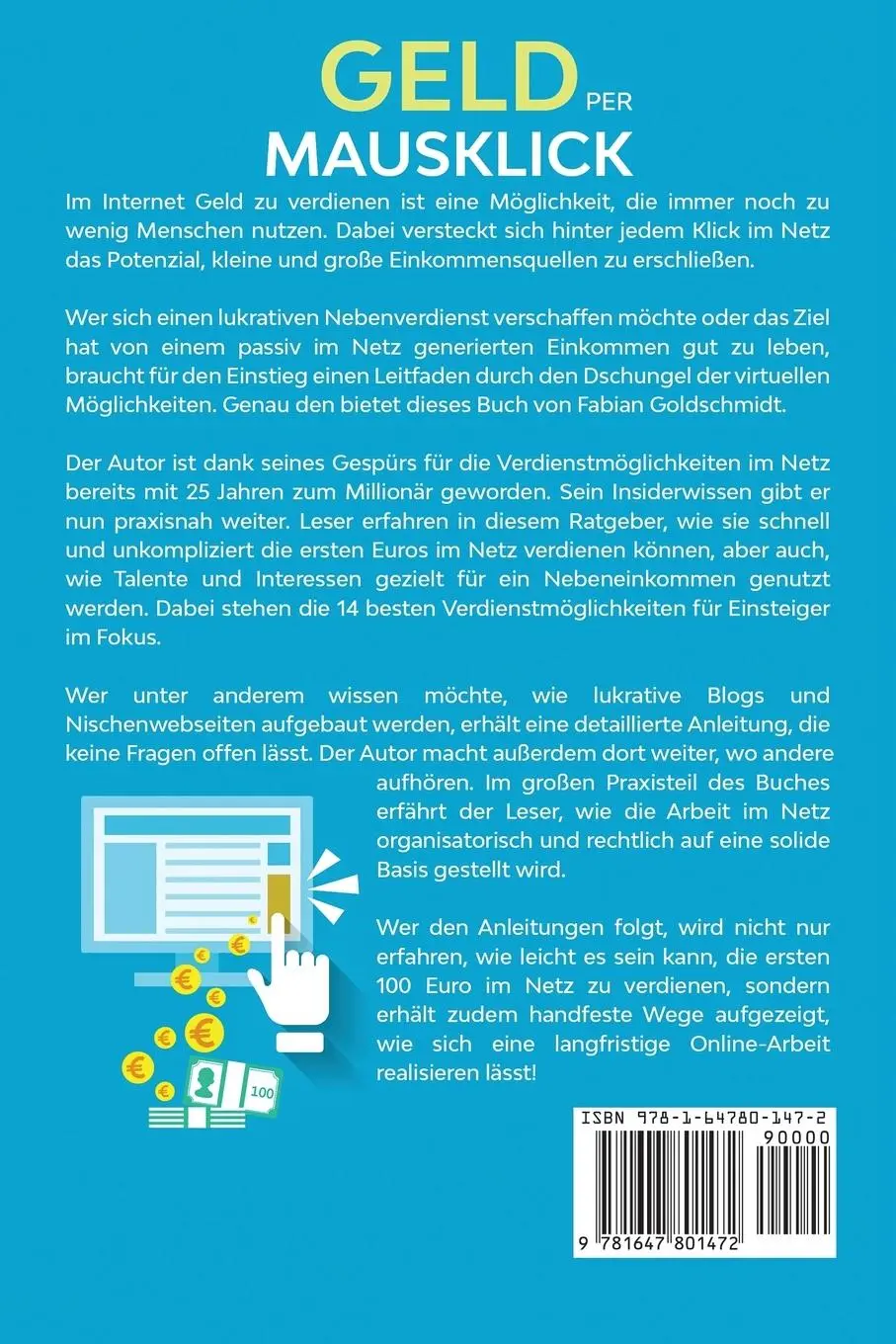 Rückseite: 9781647801472 | Geld per Mausklick | Fabian Goldschmidt | Taschenbuch | Paperback