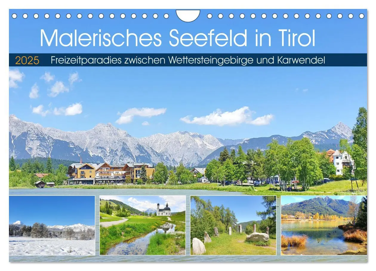 Cover: 9783383961472 | Malerisches Seefeld in Tirol (Wandkalender 2025 DIN A4 quer),...
