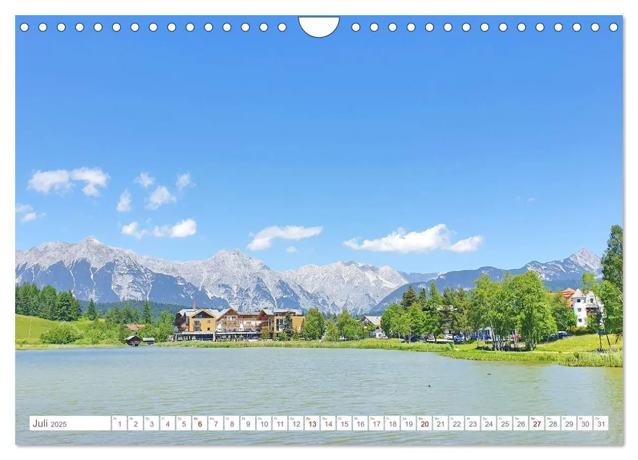 Bild: 9783383961472 | Malerisches Seefeld in Tirol (Wandkalender 2025 DIN A4 quer),...