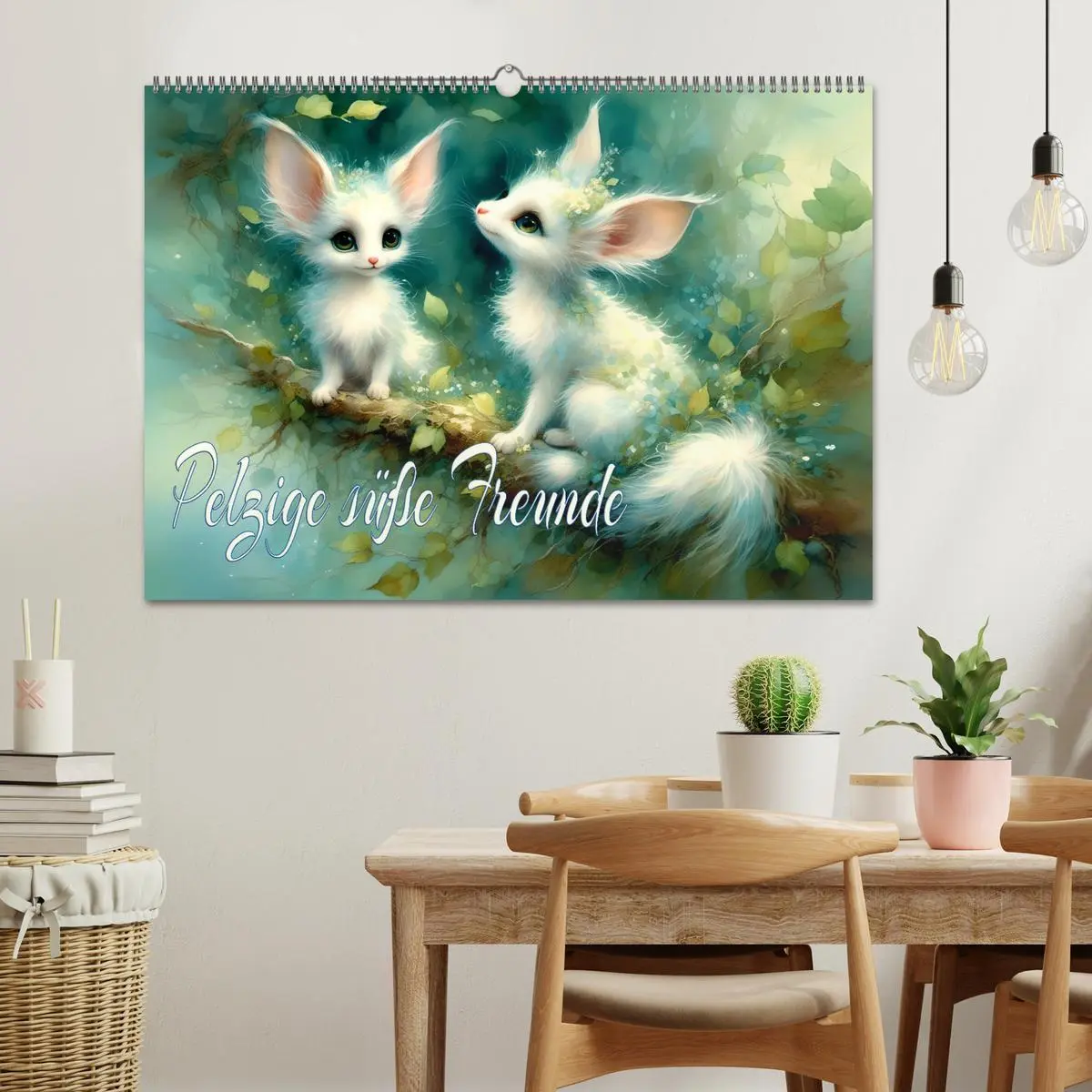 Bild: 9783457381472 | Pelzige süße Freunde (Wandkalender 2026 DIN A2 quer), CALVENDO...