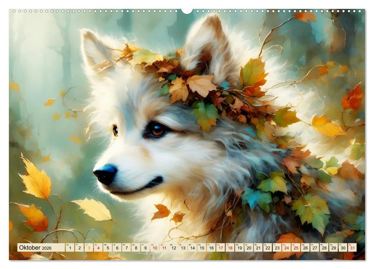 Bild: 9783457381472 | Pelzige süße Freunde (Wandkalender 2026 DIN A2 quer), CALVENDO...
