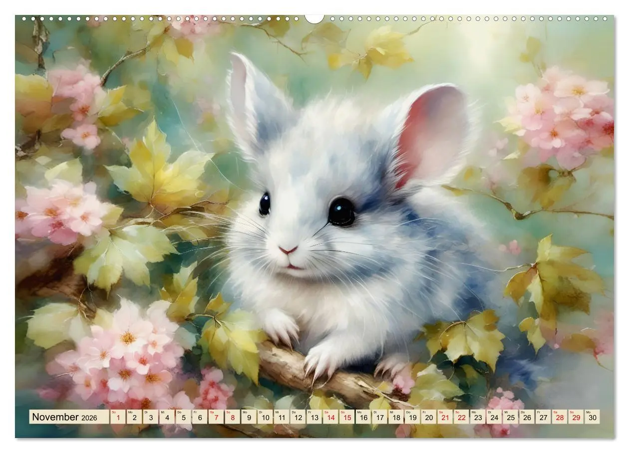 Bild: 9783457381472 | Pelzige süße Freunde (Wandkalender 2026 DIN A2 quer), CALVENDO...