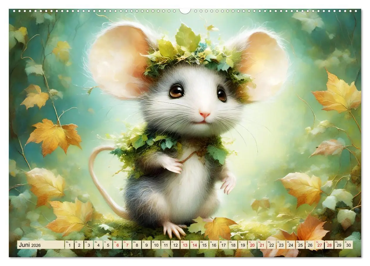 Bild: 9783457381472 | Pelzige süße Freunde (Wandkalender 2026 DIN A2 quer), CALVENDO...