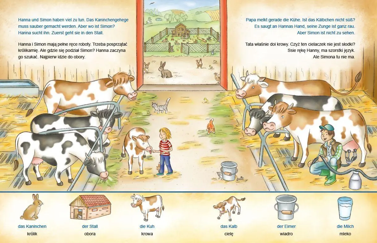 Bild: 9783695051472 | Auf dem Bauernhof (Deutsch-Polnisch) | Zweisprachiges Kinderbuch