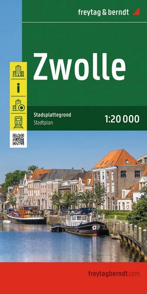 Cover: 9783707921472 | Zwolle, Stadtplan 1:20.000, freytag &amp; berndt | (Land-)Karte | Deutsch