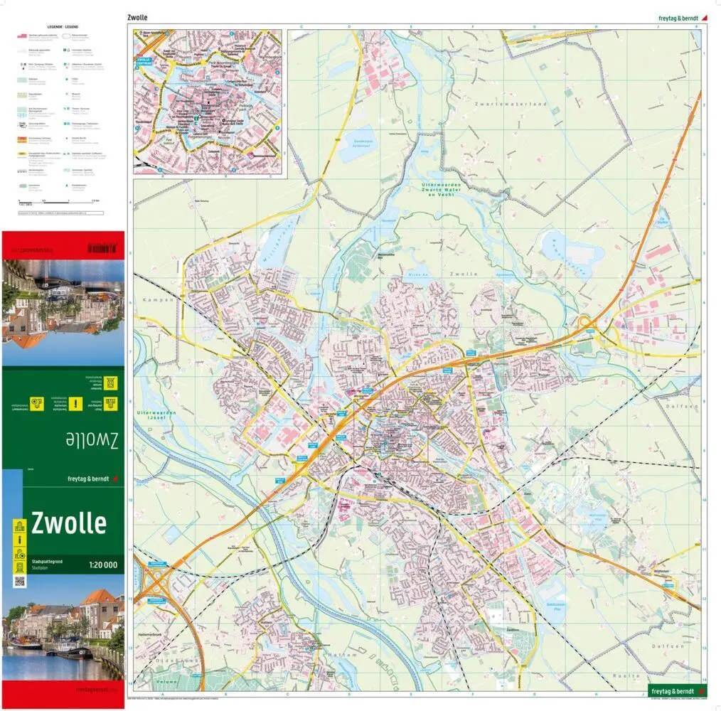Bild: 9783707921472 | Zwolle, Stadtplan 1:20.000, freytag &amp; berndt | (Land-)Karte | Deutsch