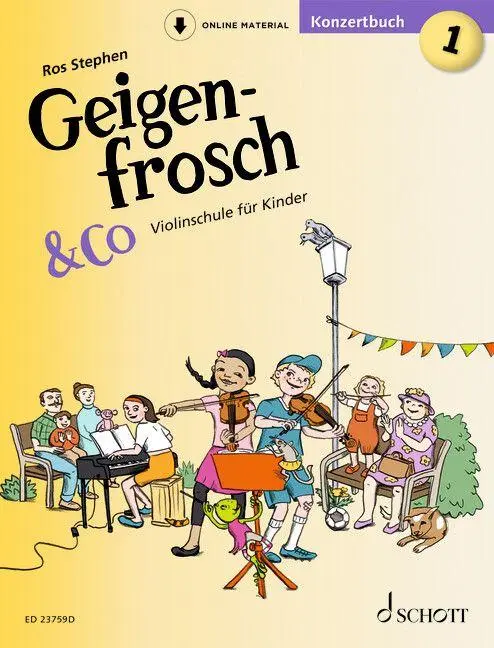 Cover: 9783795731472 | Geigenfrosch &amp; Co: Konzertbuch 1 | Violine und Klavier. | Ros Stephen