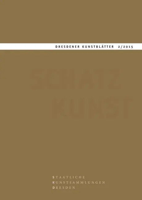 Cover: 9783954981472 | Dresdener Kunstblätter 2/2015 | Taschenbuch | 136 S. | Deutsch | 2015