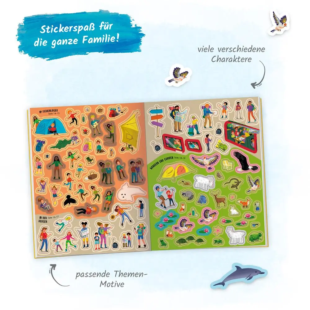 Bild: 9783988021472 | Trötsch Stickerbuch Mein großes Stickerbuch Ferien | KG | Taschenbuch