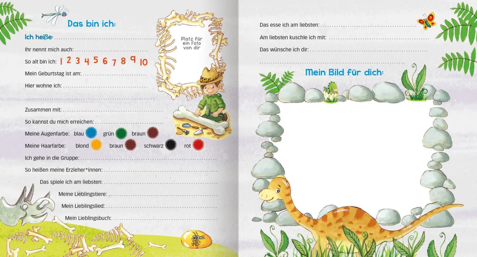 Bild: 4014489121572 | Meine Kindergarten-Freunde (Dinosaurier) | Sabine Kraushaar | Buch