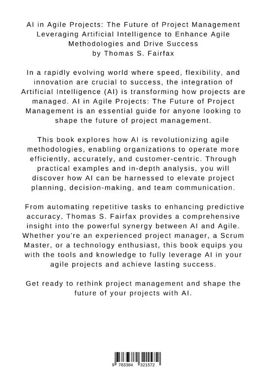 Rückseite: 9783384321572 | AI in Agile Projects: The Future of Project Management | Fairfax