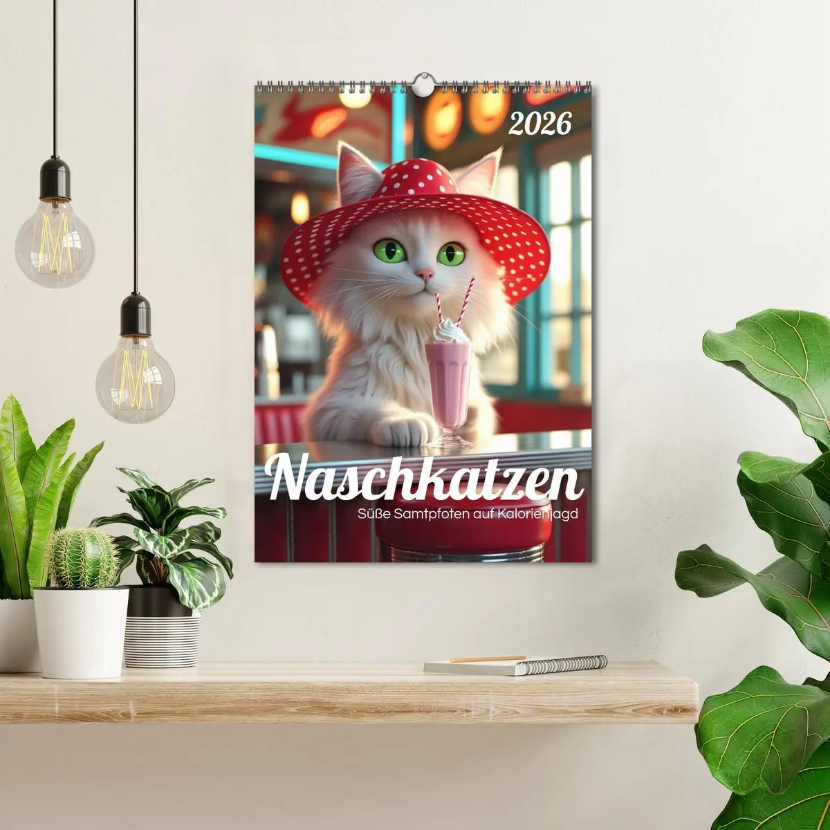 Bild: 9783457751572 | Naschkatzen - Süße Samtpfoten auf Kalorienjagd (Wandkalender 2026...