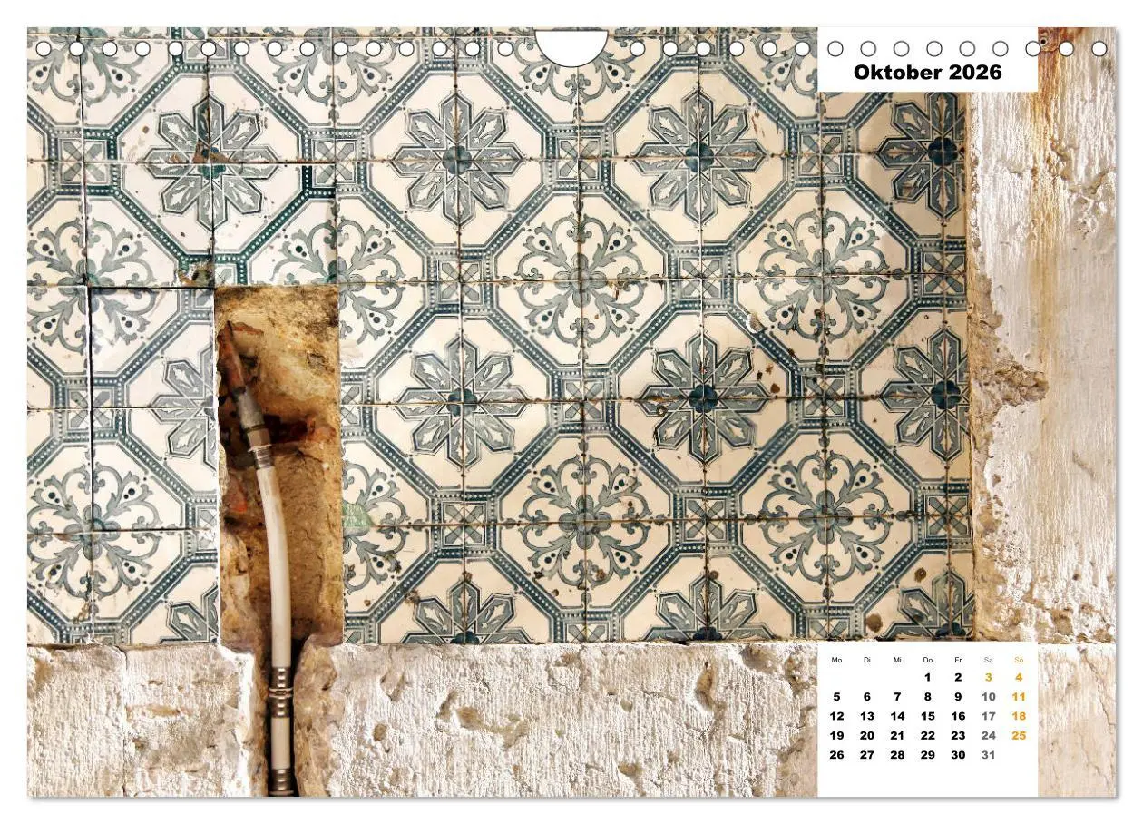 Bild: 9783457821572 | Lissabons Azulejos (Wandkalender 2026 DIN A4 quer), CALVENDO...