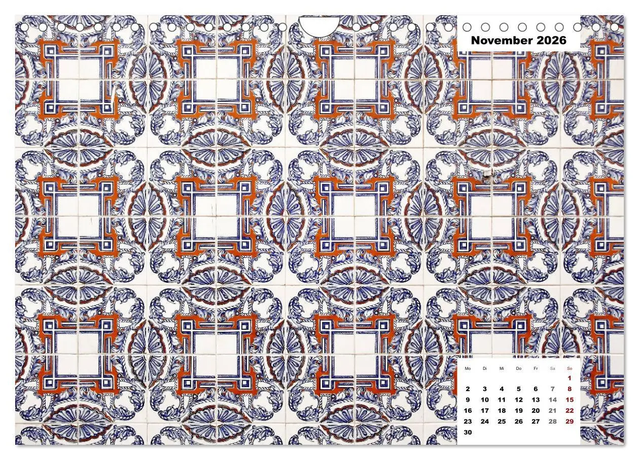 Bild: 9783457821572 | Lissabons Azulejos (Wandkalender 2026 DIN A4 quer), CALVENDO...