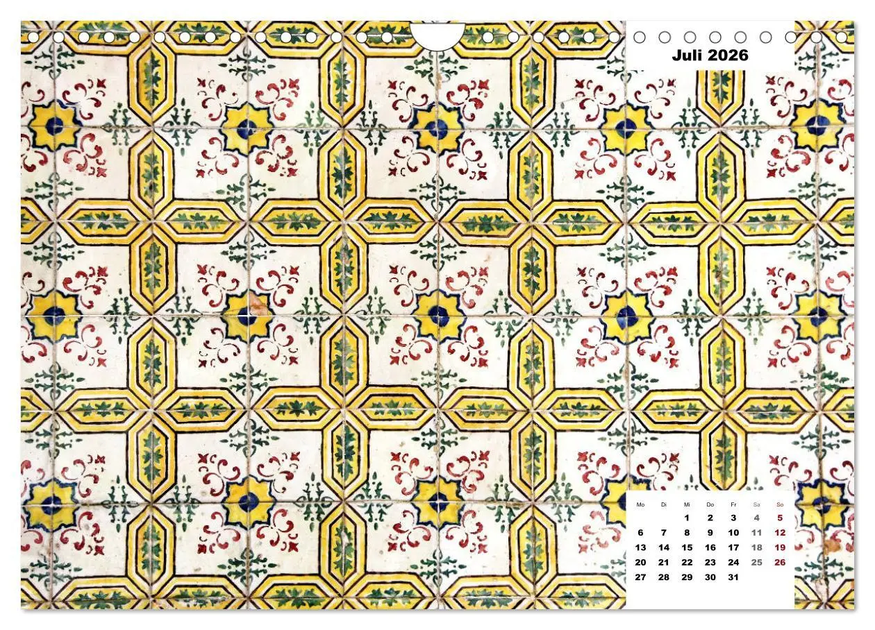 Bild: 9783457821572 | Lissabons Azulejos (Wandkalender 2026 DIN A4 quer), CALVENDO...