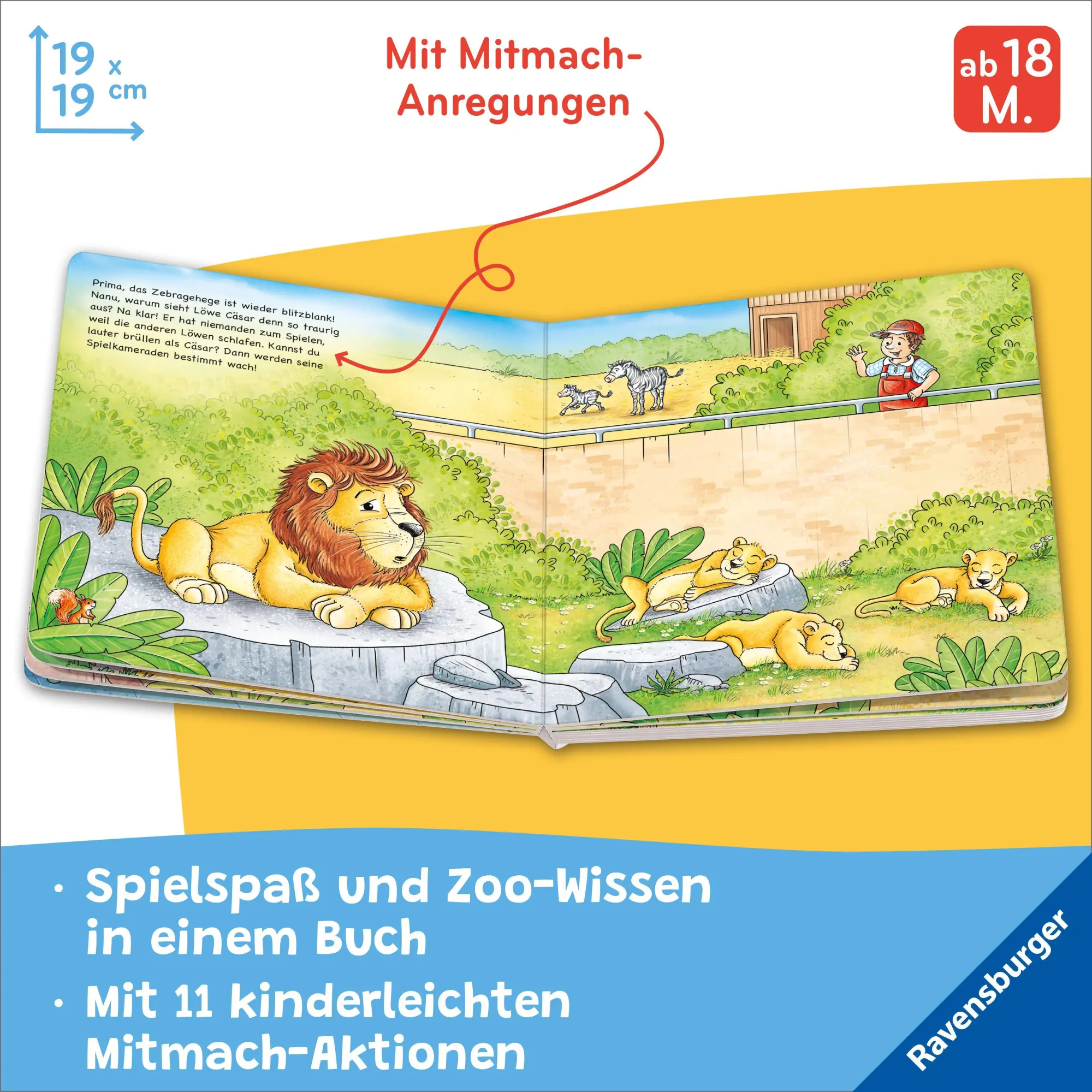 Bild: 9783473421572 | Füttere die Affen! Mein Zoo-Mitmachbuch | Bernd Penners | Buch | 24 S.
