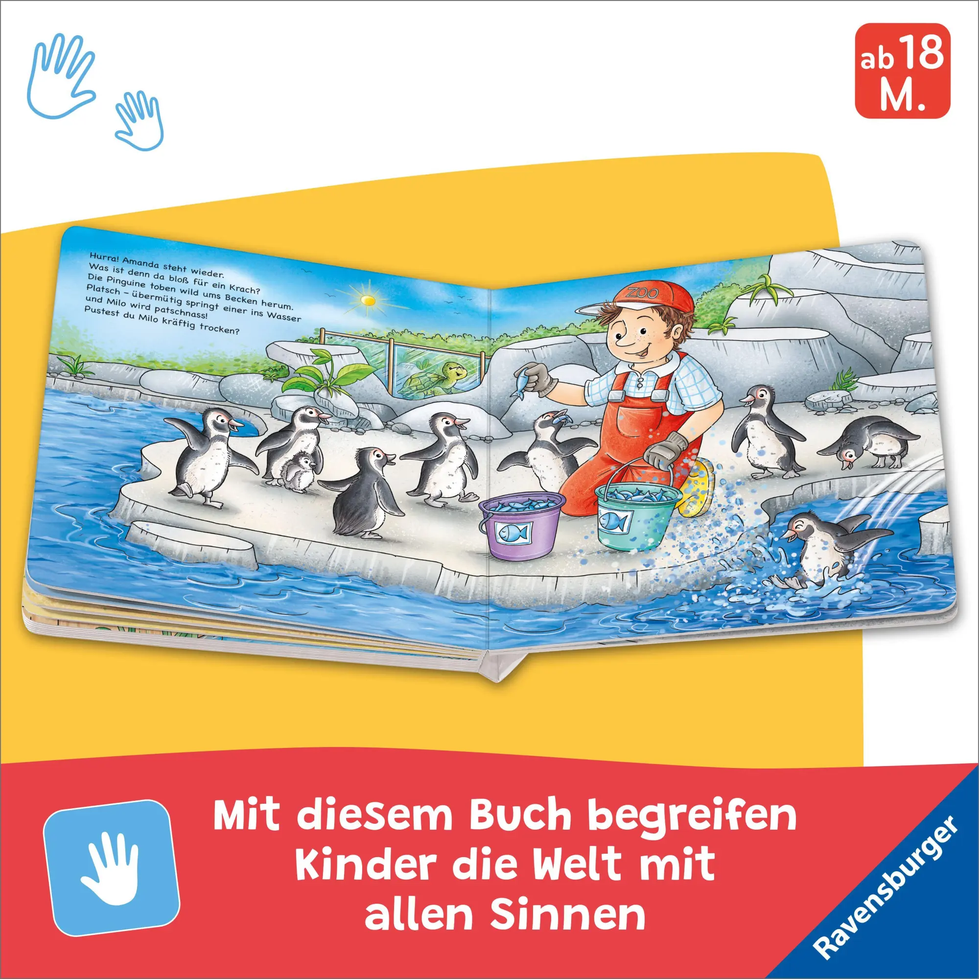 Bild: 9783473421572 | Füttere die Affen! Mein Zoo-Mitmachbuch | Bernd Penners | Buch | 24 S.