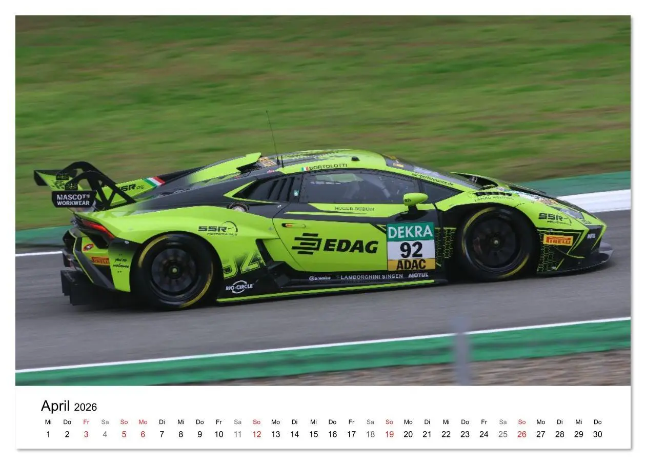 Bild: 9783516151572 | Motorsport aus Sant'Agata (Tischkalender 2026 DIN A5 quer),...