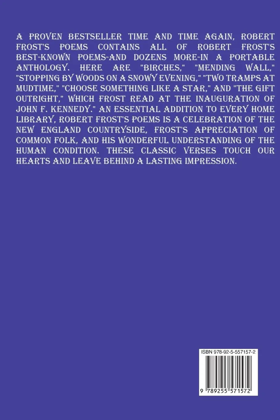 Rückseite: 9789255571572 | Complete Poems of Robert Frost | Robert Frost | Taschenbuch | Englisch