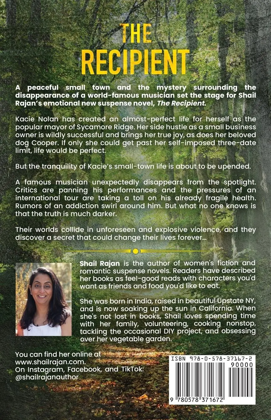 Rückseite: 9780578371672 | The Recipient | Shail Rajan | Taschenbuch | Kartoniert / Broschiert