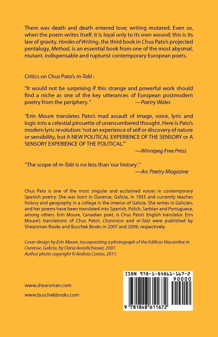 Rückseite: 9781848611672 | Hordes of Writing | Chus Pato | Taschenbuch | Kartoniert / Broschiert