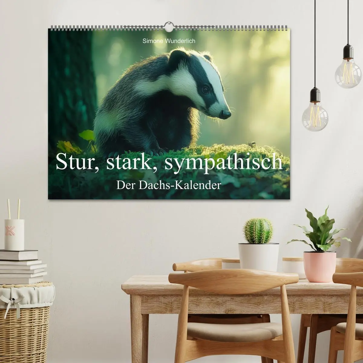 Bild: 9783457291672 | Stur, stark, sympathisch - Der Dachs - Kalender (Wandkalender 2026...