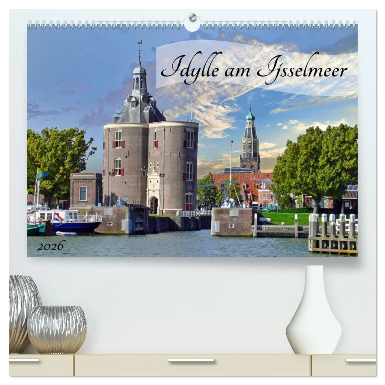 Cover: 9783457671672 | Idylle am Ijsselmeer (hochwertiger Premium Wandkalender 2026 DIN A2...