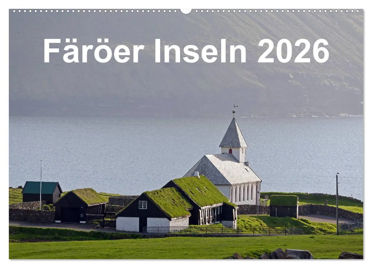 Cover: 9783457811672 | Färöer Inseln 2026 (Wandkalender 2026 DIN A2 quer), CALVENDO...