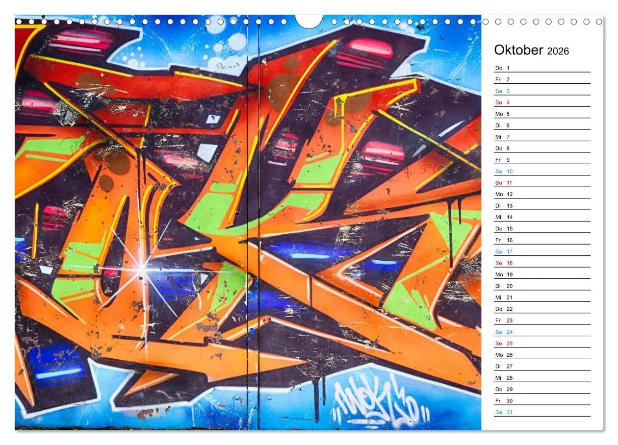 Bild: 9783457981672 | Dresden Graffiti (Wandkalender 2026 DIN A3 quer), CALVENDO...