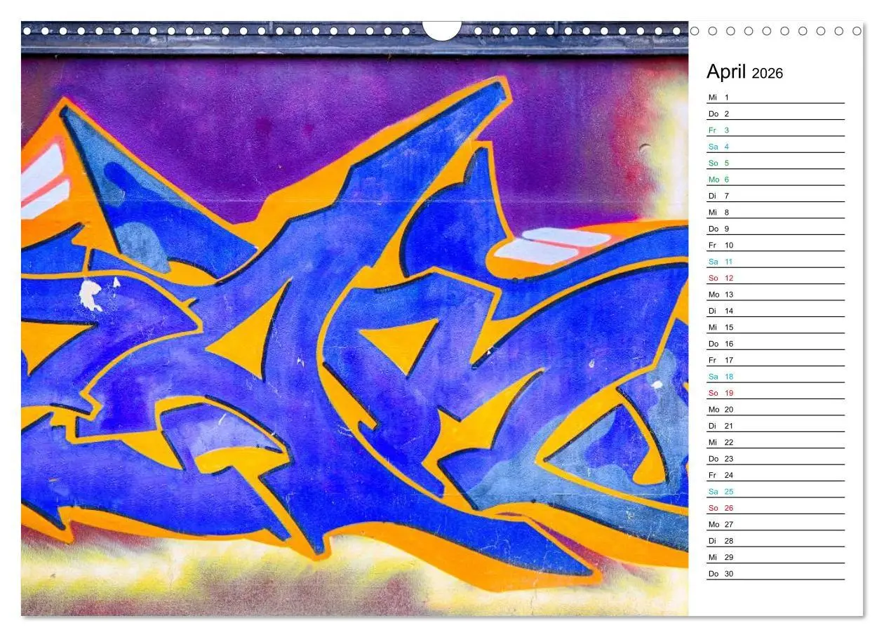 Bild: 9783457981672 | Dresden Graffiti (Wandkalender 2026 DIN A3 quer), CALVENDO...