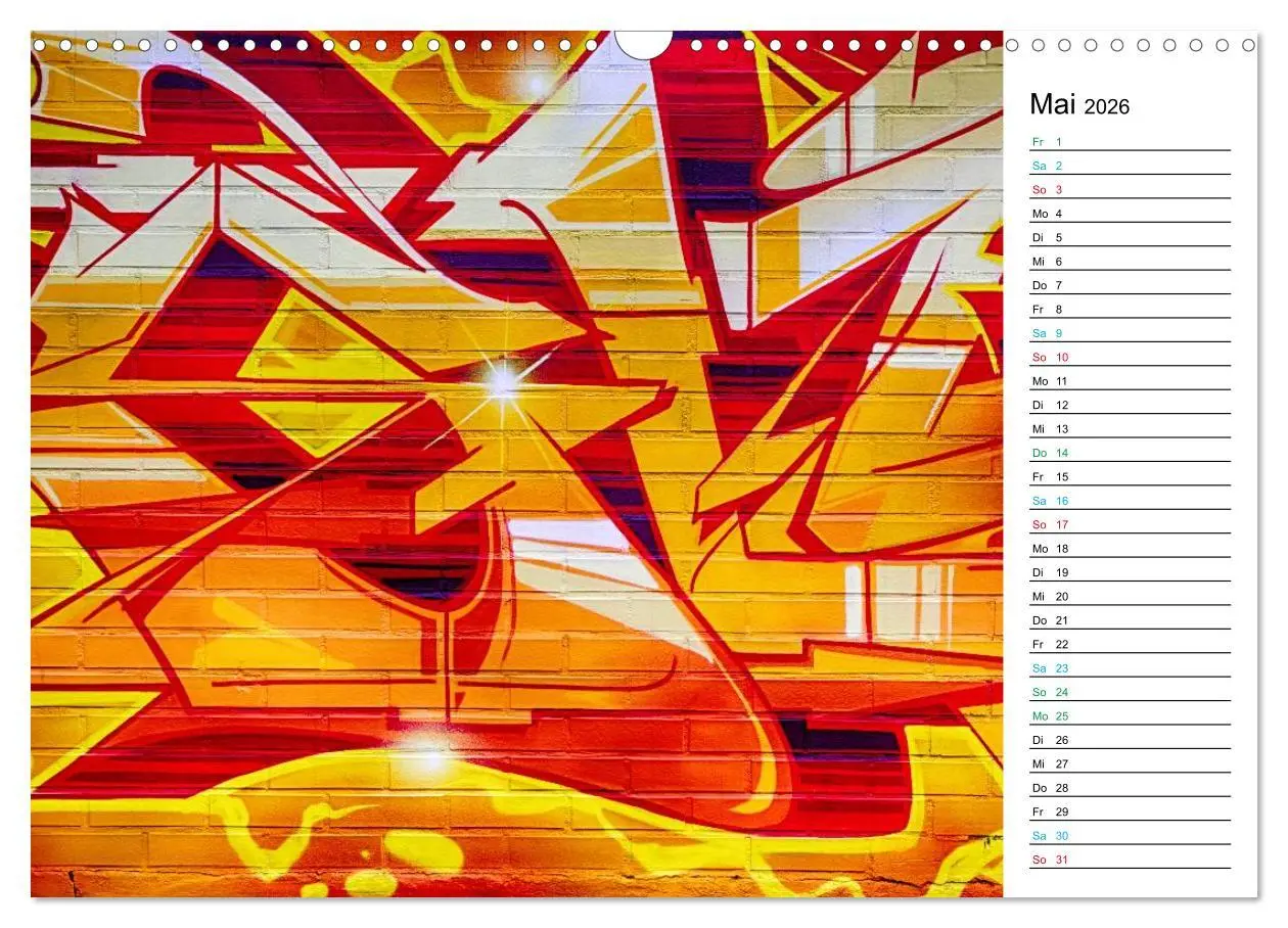 Bild: 9783457981672 | Dresden Graffiti (Wandkalender 2026 DIN A3 quer), CALVENDO...
