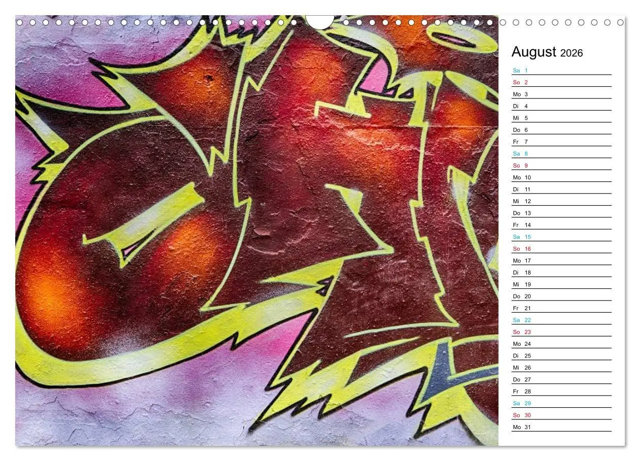 Bild: 9783457981672 | Dresden Graffiti (Wandkalender 2026 DIN A3 quer), CALVENDO...