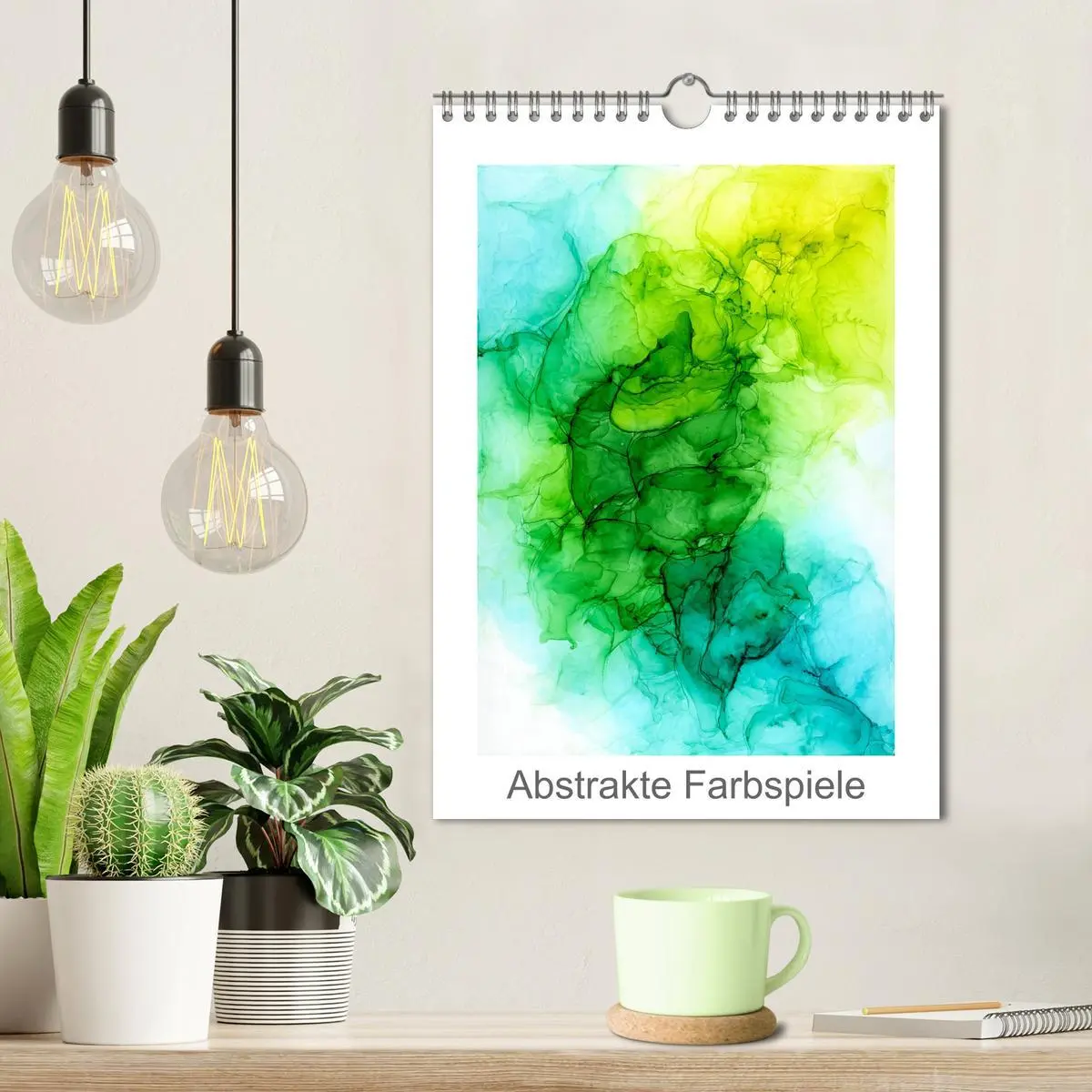 Bild: 9783516381672 | Abstrakte Farbspiele (Wandkalender 2026 DIN A4 hoch), CALVENDO...