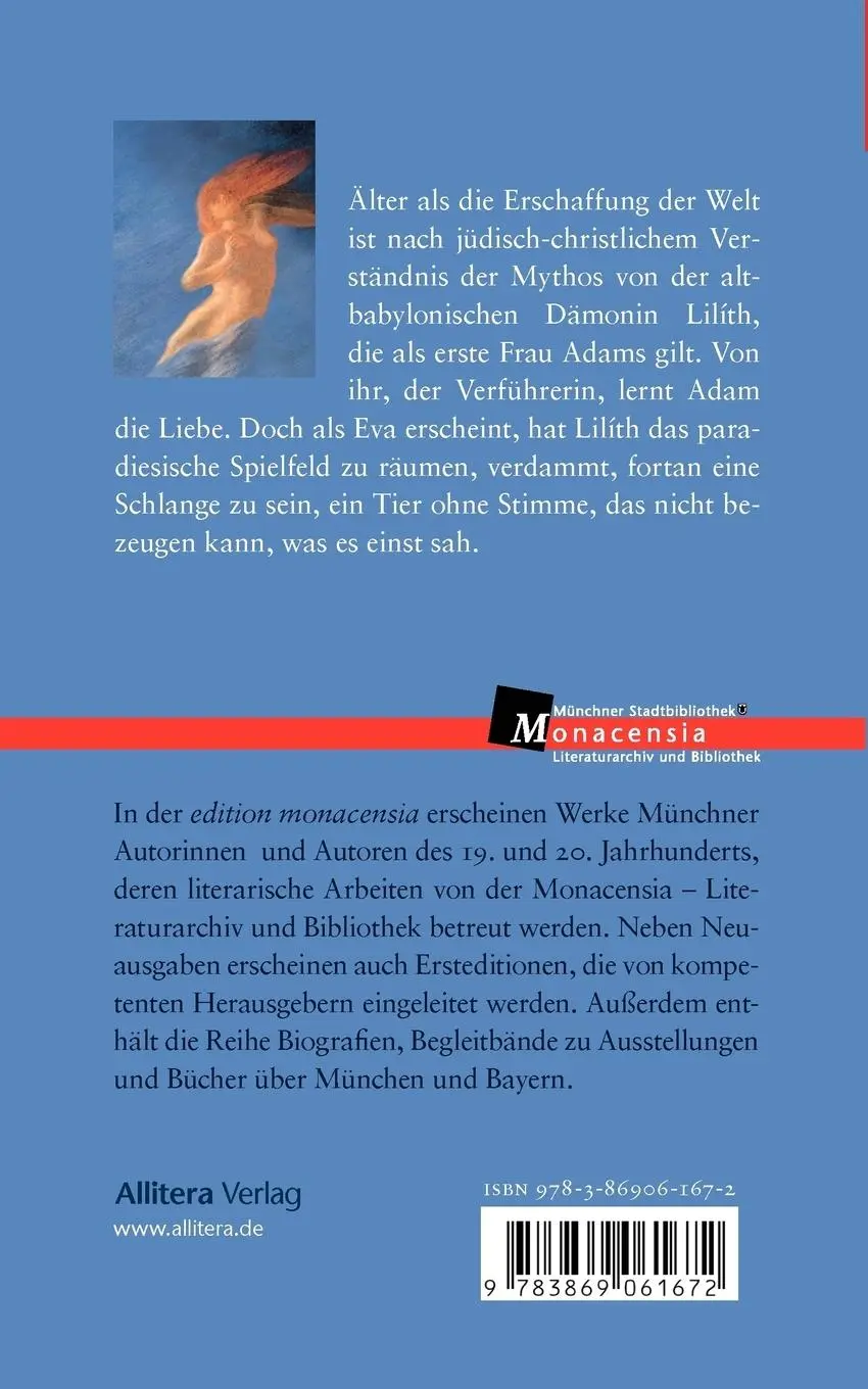 Rückseite: 9783869061672 | Lilíth, eine Metamorphose | Zwei Erzählungen | Dagmar Nick | Buch