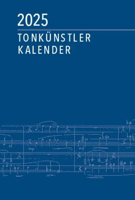 Cover: 9783874841672 | Tonkünstler-Kalender 2025 | Deutscher Tonkünstler-Verband e. V. | 2025