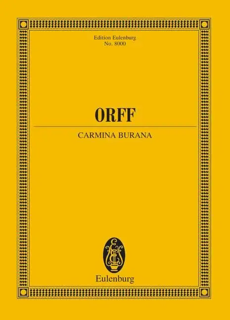 Cover: 9790200211672 | Carmina Burana | Werner Thomas | Broschüre | Studienpartitur | 1986