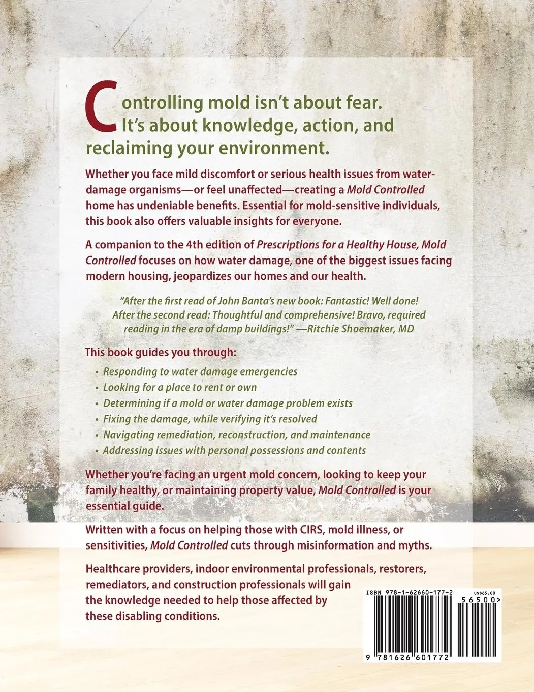Rückseite: 9781626601772 | Mold Controlled | John Banta | Taschenbuch | Englisch | 2025