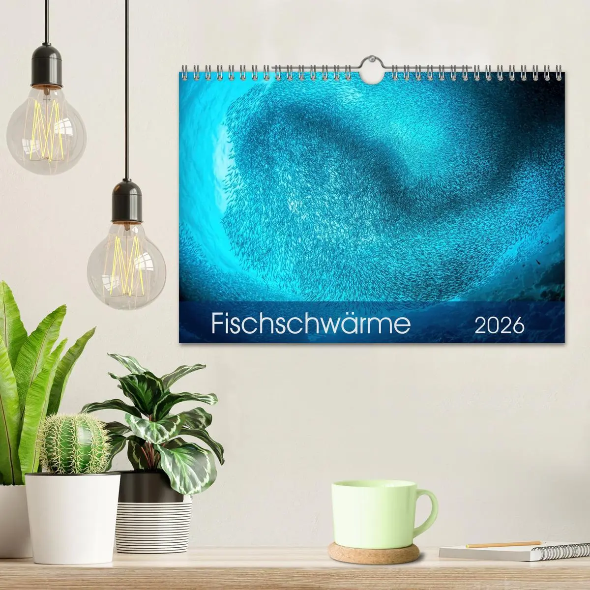 Bild: 9783516061772 | Fischschwärme (Wandkalender 2026 DIN A4 quer), CALVENDO Monatskalender