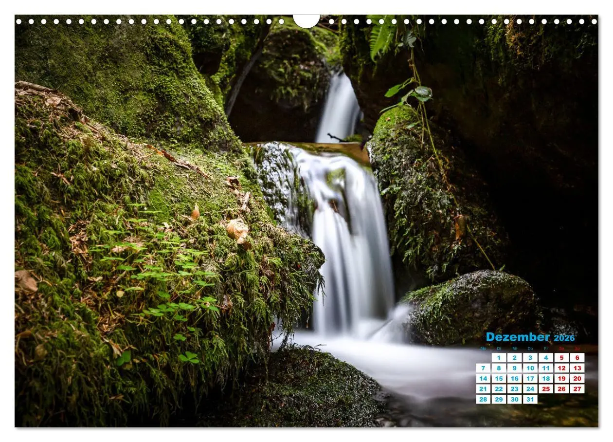Bild: 9783457581872 | Wasserfall im Bühlertal (Wandkalender 2026 DIN A3 quer), CALVENDO...